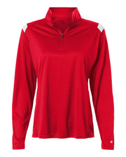 Badger 4266 Women's On The Rise Quarter-Zip Pullover
