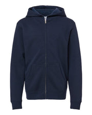 Independent Trading Co. SS4001YZ Youth Midweight Full-Zip Hooded Sweatshirt
