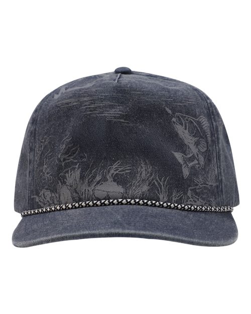 DRI DUCK 3334 Walleye Nature Scene Cap