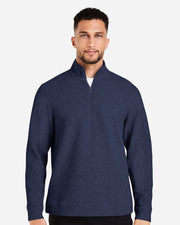 North End NE725 Men's Spirit Textured Quarter-Zip Pullover