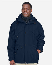 North End 88007 Men's 3-in-1 Parka with Dobby Trim