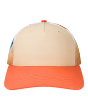 LOCALE 5PTKRS Plain Front Five-Panel Trucker Cap