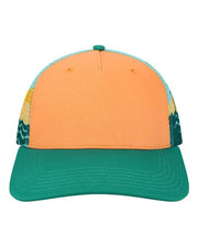 LOCALE 5PTKRS Plain Front Five-Panel Trucker Cap