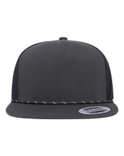 YP Classics 6006BD Classic Five-Panel Trucker Rope Cap