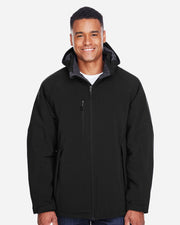 North End 88159 Men's Glacier Insulated Three-Layer Softshell with Detachable Hood