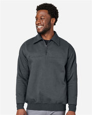 Harriton M712 Unisex ClimaBloc™ Heavyweight Tactical Quarter-Zip Pullover