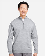 Harriton M421 Unisex Pilbloc™ Quarter-Zip Pullover Sweater
