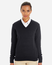 Harriton M420W Women's Pilbloc V-Neck Sweater