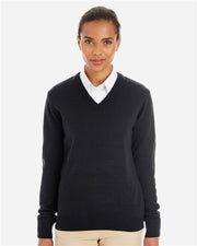 Harriton M420W Women's Pilbloc V-Neck Sweater