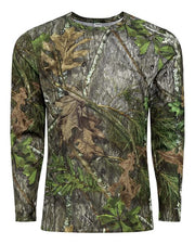 Paragon 237 Men's Oxford Performance Camo Print Long Sleeve T-Shirt