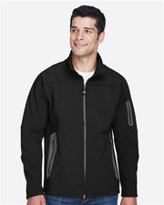 North End 88138 Men's Three Layer Fleece Bonded Shell Technical Jacket