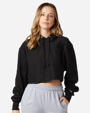 Champion RW01W Women's Reverse Weave® Hooded Cropped Sweatshirt