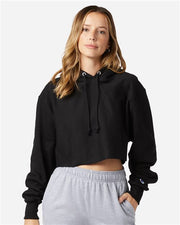 Champion RW01W Women's Reverse Weave® Hooded Cropped Sweatshirt