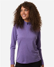 AllPro 4HM70L Women's Pro-Lock Performance Mélange Quarter-Zip Pullover
