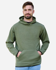 J. America 8774 Unisex Pebble Fleece Hooded Pullover