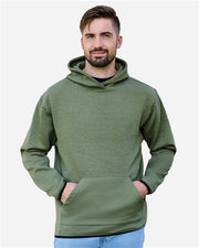 J. America 8774 Unisex Pebble Fleece Hooded Pullover