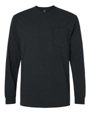 Gildan 2410 Unisex Ultra Cotton® Long Sleeve Pocket T-Shirt