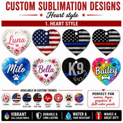 Personalized Pet ID Tag with Name and Phone Number