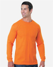 Bayside 1715 Men's USA-Made 50/50 Long Sleeve T-Shirt