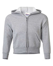 Hanes P480 Youth EcoSmart® Full-Zip Hooded Sweatshirt