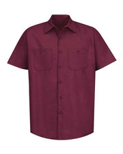 Red Kap SP24 Men's Industrial Short Sleeve Work Shirt