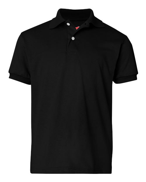 Hanes 054Y Youth EcoSmart® Jersey Polo