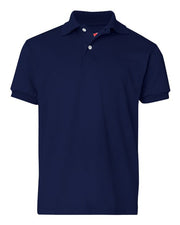 Hanes 054Y Youth EcoSmart® Jersey Polo