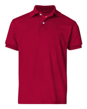 Hanes 054Y Youth EcoSmart® Jersey Polo