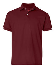 Hanes 054Y Youth EcoSmart® Jersey Polo