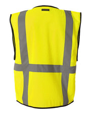 Kishigo 1191-1192 Unisex Economy Mesh 6-Pocket Vest
