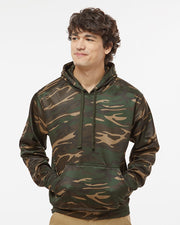 J. America 8615 Men's Polyester Tailgate Hooded Sweatshirt