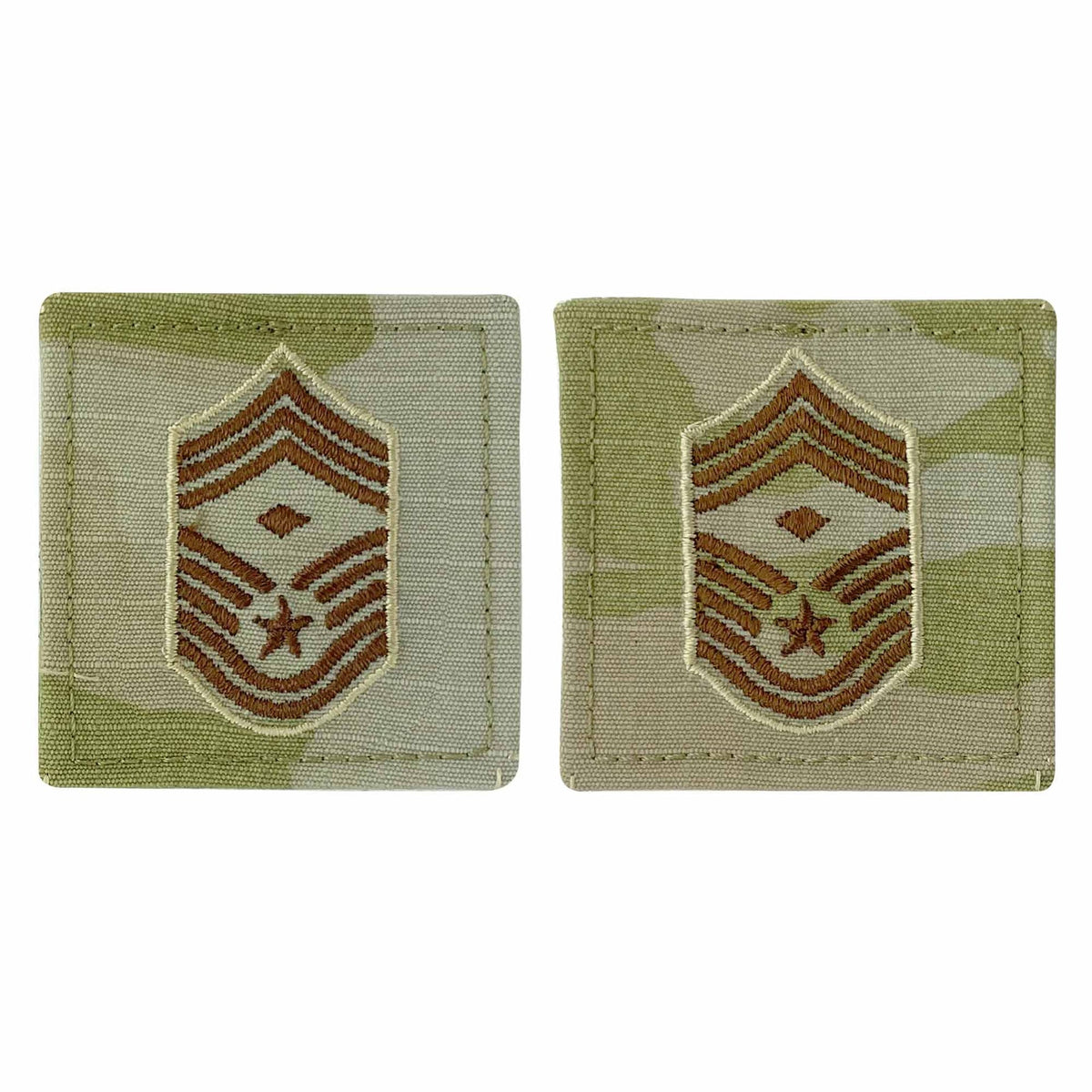 Vanguard Industries AIR FORCE EMBROIDERED RANK: CHIEF MASTER SERGEANT WITH DIAMOND - OCP WITH HOOK