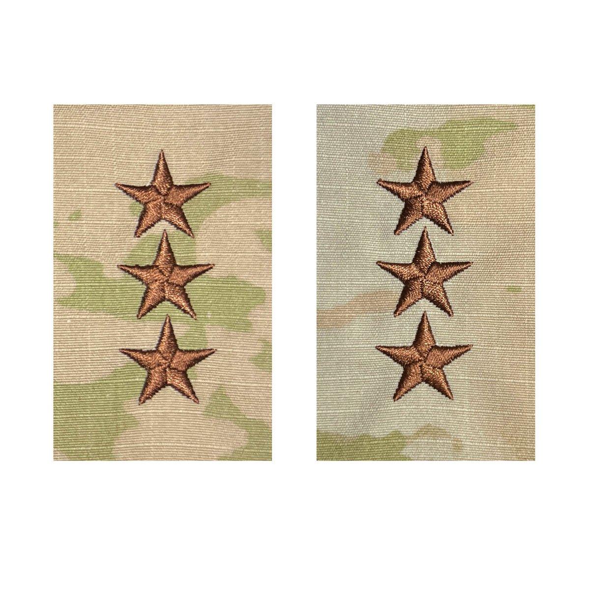 Vanguard Industries AIR FORCE EMBROIDERED OCP SEW ON OFFICER RANK INSIGNIA: LIEUTENANT GENERAL