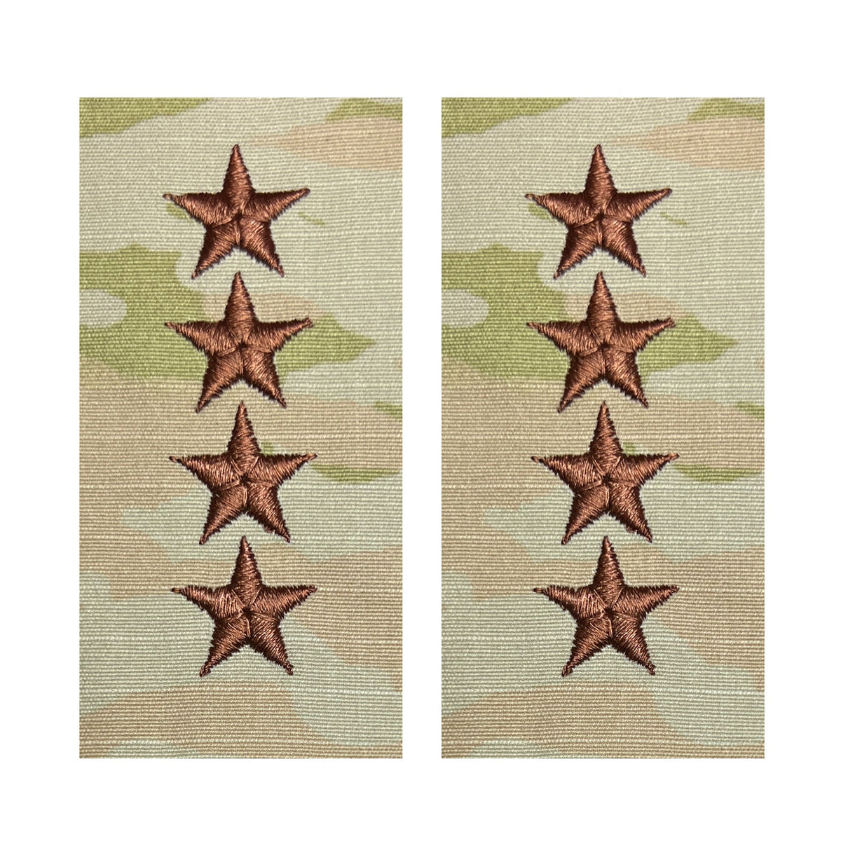 Vanguard Industries AIR FORCE EMBROIDERED OCP SEW ON OFFICER RANK INSIGNIA: GENERAL