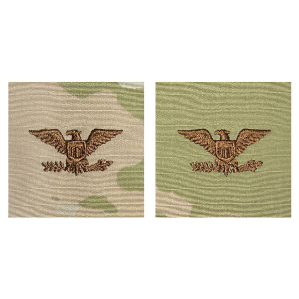 Vanguard Industries AIR FORCE EMBROIDERED OCP SEW ON OFFICER RANK INSIGNIA: COLONEL