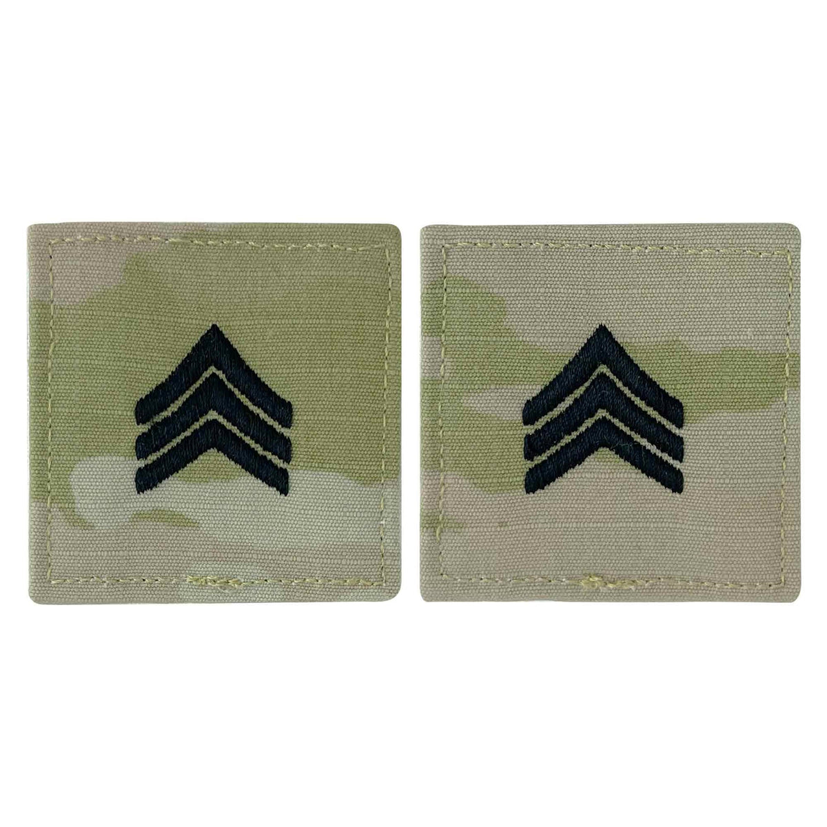 ARMY EMBROIDERED OCP WITH HOOK RANK INSIGNIA: SERGEANT by Vanguard