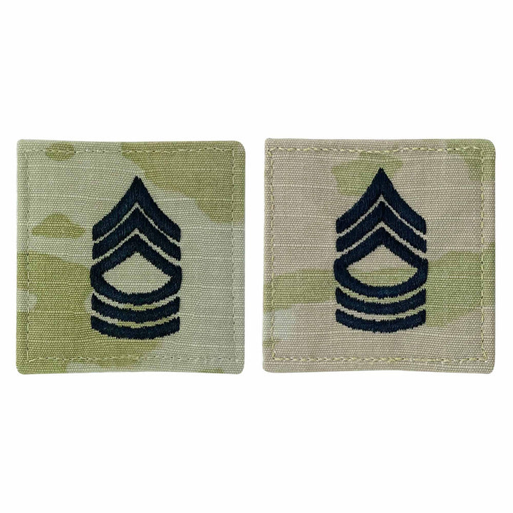 ARMY EMBROIDERED OCP WITH HOOK RANK INSIGNIA: MASTER SERGEANT by Vanguard