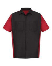 Red Kap SY20 Men's Short Sleeve Automotive Crew Shirt