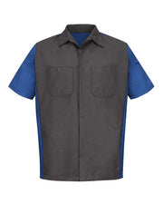 Red Kap SY20 Men's Short Sleeve Automotive Crew Shirt