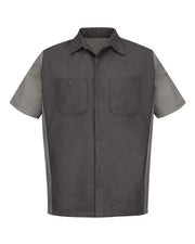 Red Kap SY20 Men's Short Sleeve Automotive Crew Shirt