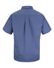 Red Kap SP84 Men's Mini-Plaid Uniform Short Sleeve Shirt