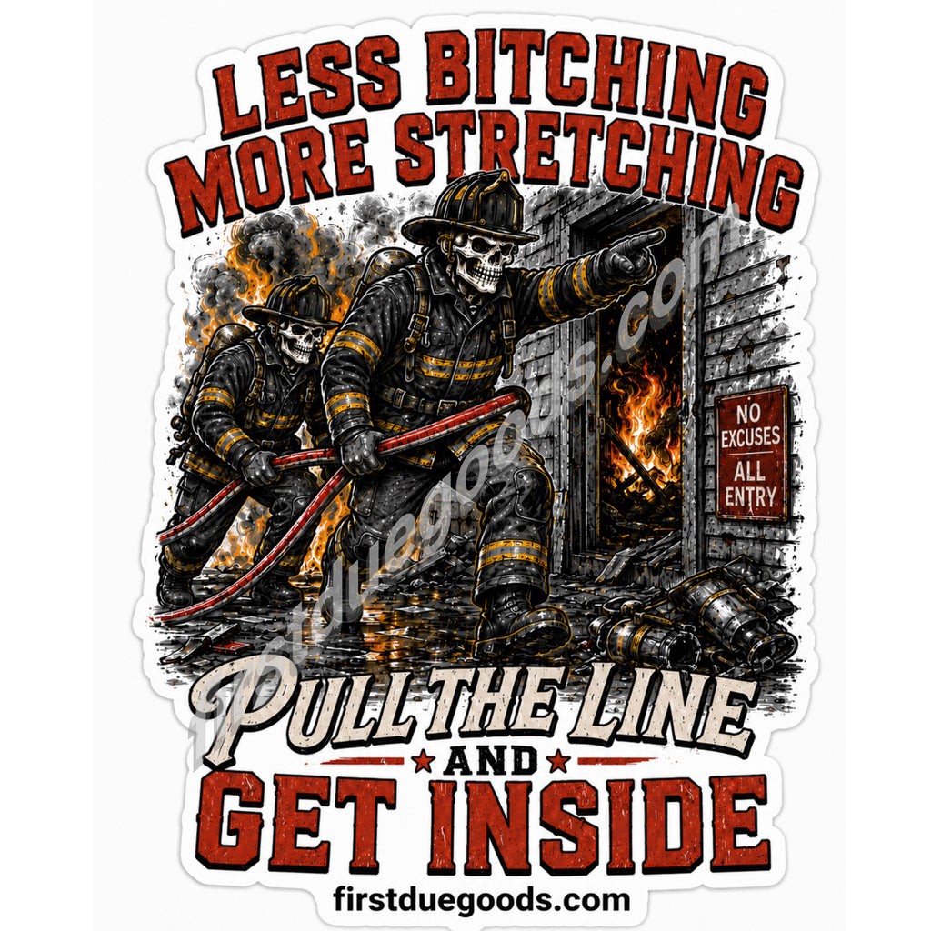 Choose Your Design - 2 Inch Waterproof Dark Humor Firefighter Stickers