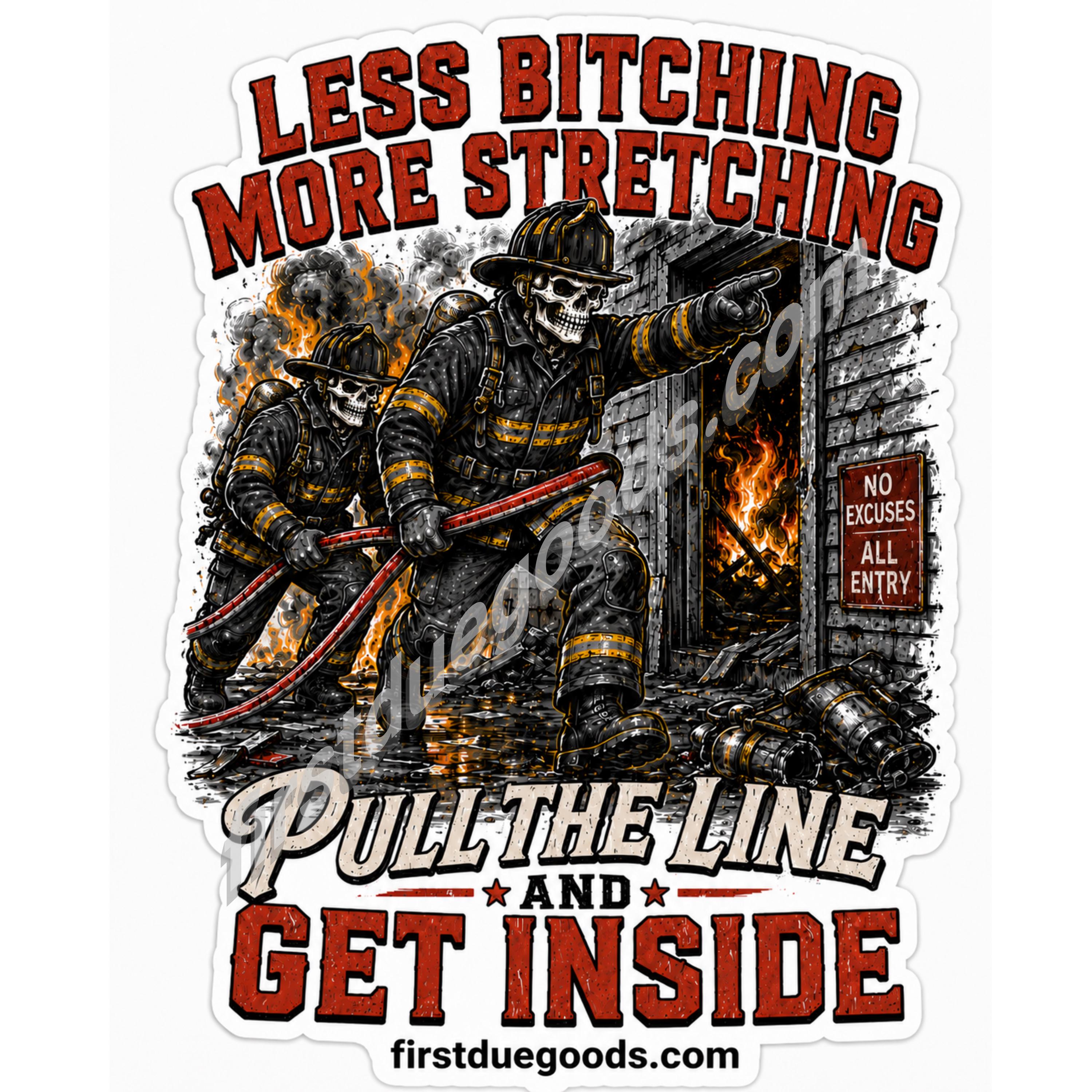 Choose Your Design - 2 Inch Waterproof Dark Humor Firefighter Stickers