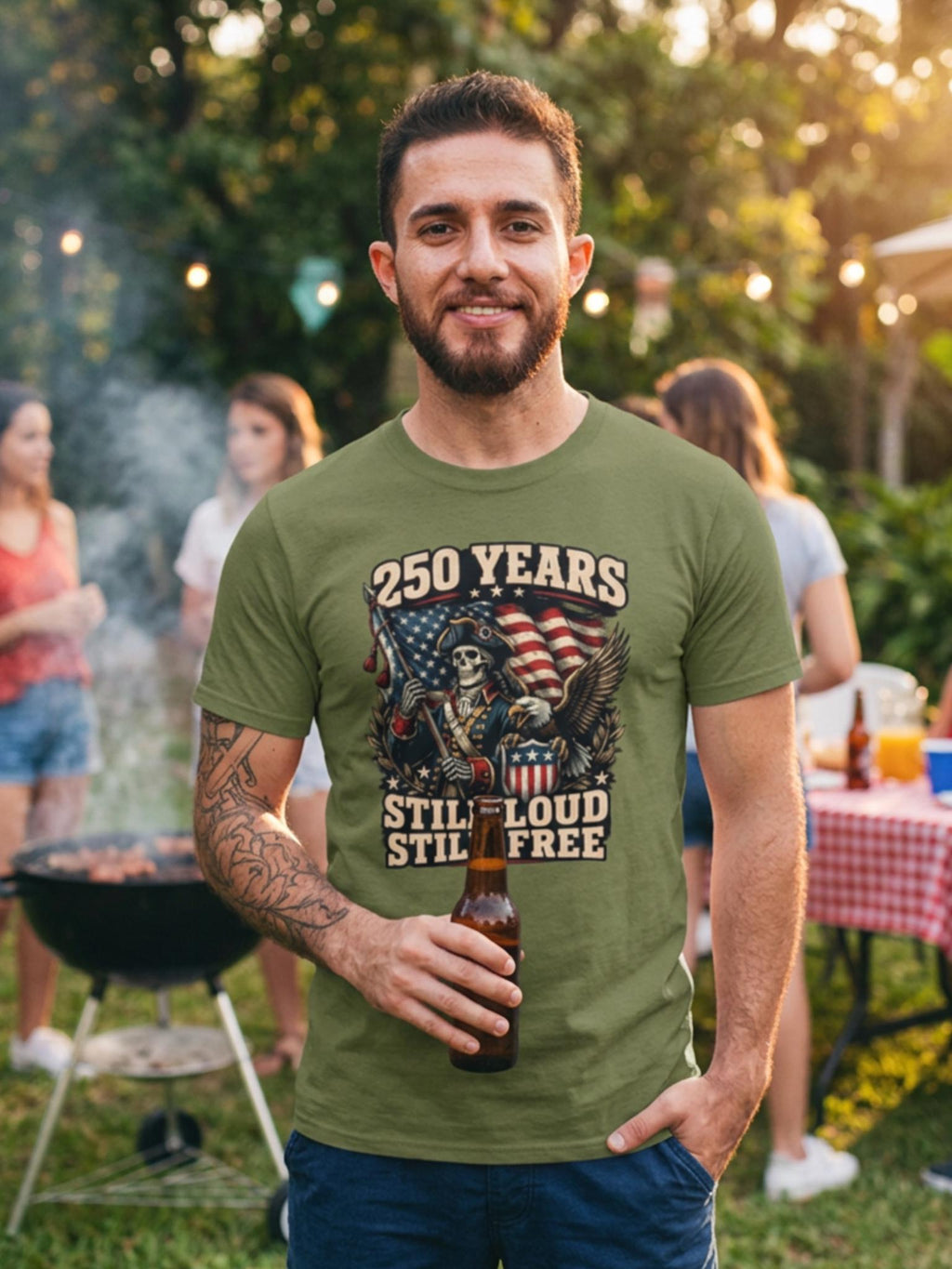 250 Years Still Loud, Still Free Patriotic Shirt