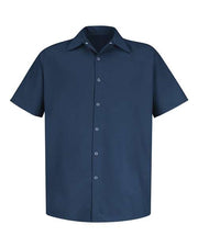 Red Kap SP26 Men's Specialized Short Sleeve Pocketless Work Shirt