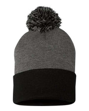 Sportsman SP15 12" Pom-Pom Cuffed Beanie