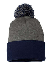 Sportsman SP15 12" Pom-Pom Cuffed Beanie