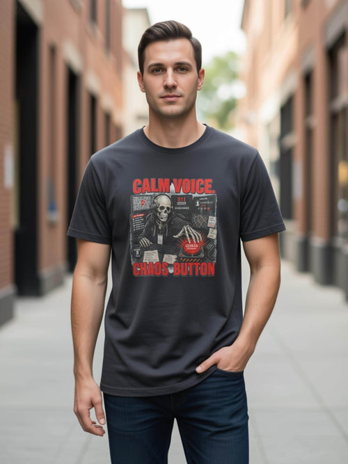 Calls, Stickies and Panic Dispatcher Skeleton Shirt