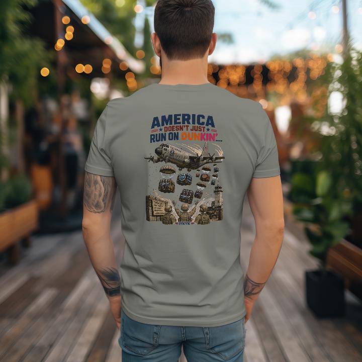C-130 Morale Drop Shirt, Air Force Deployment Humor Tee, Military Aviation Apparel