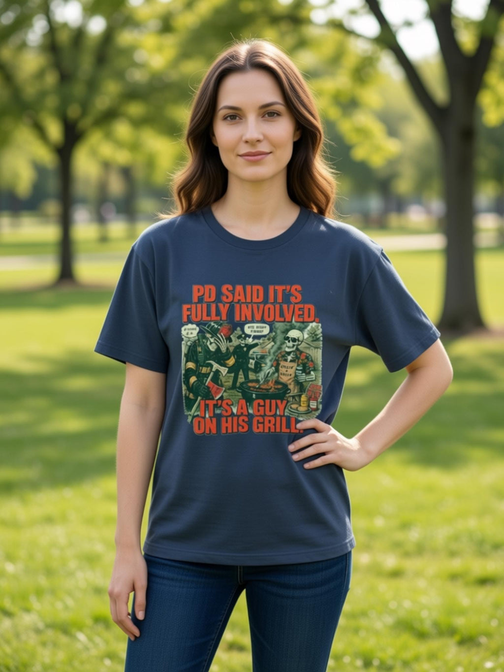PD Said It’s Fully Involved Firefighter Shirt